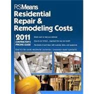 RS Means Residential Repair & Remodeling Costs 2011 9781936335213