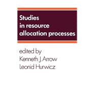 Studies in Resource Allocation Processes