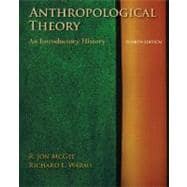 Anthropological Theory : An Introductory History 9780073405223
