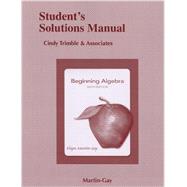 Student Solutions Manual for Beginning Algebra 9780321785237