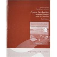 Student Study Guide for Content Area Reading : Literacy and Learning Across the Curriculum 9780137065240