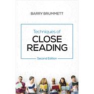 Techniques of Close Reading 9781544305257