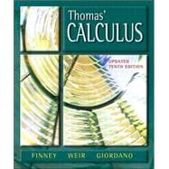 Thomas' Calculus, Updated 9780201755275