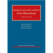 Materials for a Basic Course in Civil Procedure 9781634605281