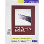 Thomas' Calculus Early Transcendentals, Books a la Carte Plus MyMathLab/MyStatLab Student Access Kit 9780321735294