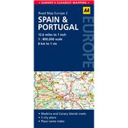 AA Road Map Spain & Portugal 9780749575304