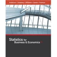 Statistics for Business & Economics 9781305585317