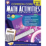 Common Core Math Activities, Grades 6-8 9781622235322