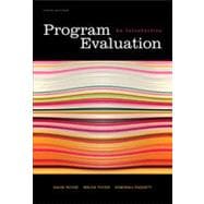 Program Evaluation: An Introduction, 5th Edition 9781133335351