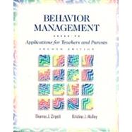 Behavior Management : Applications for Teachers and Parents