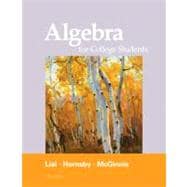 Algebra for College Students 9780321715401