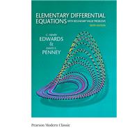 Elementary Differential Equations with Boundary Value Problems (Classic Version) 9780134995410