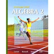 Algebra 2, Grades 9-12: Mcdougal Littell High School Math 9780618595419