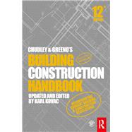 Chudley and Greeno's Building Construction Handbook