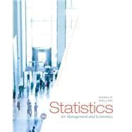 Statistics for Management and Economics 9781285425450