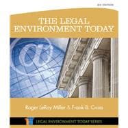 The Legal Environment Today 9781305075450