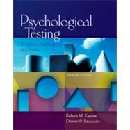 Psychological Testing: Principles, Applications, and Issues, 7th Edition 9781133335467