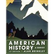 American History : A Survey 9780073385495