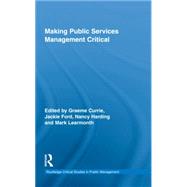 Making Public Services Management Critical 9781138995529