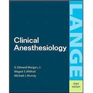 Clinical Anesthesiology 9780838515532