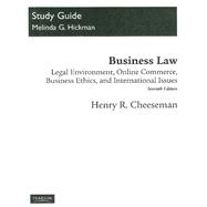 Study Guide for Business Law 9780136085560
