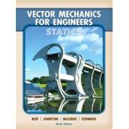 Vector Mechanics for Engineers : Statics 9780077275563