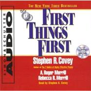 First Things First