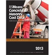 Concrete & Masonry Cost Data 2013 9781936335572