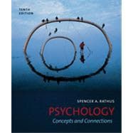 Psychology: Concepts and Connections, 10th Edition 9781133335580
