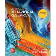 Methods in Behavioral Research 9781260205589