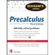 Schaum's Outline of Precalculus, 3rd Edition 738 Solved Problems + 30 Videos 9780071795593