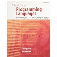 Introduction to Programming Languages: Programming in C C++ Scheme Prolog C# and SOA 9781465205599