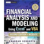 Financial Analysis and Modeling Using Excel and VBA 9780470275603