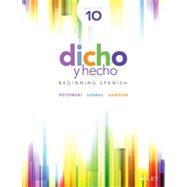 Dicho y hecho: Beginning Spanish 9781118615614