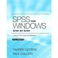 SPSS for Windows Step by Step: A Simple Guide and Reference 17.0 Update 9780205755615