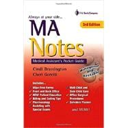 Ma Notes: Medical Assistant's Pocket Guide 9780803645615