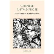 Chinese Rhyme-prose 9789629965631