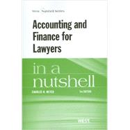 Accounting and Finance for Lawyers in a Nutshell 9780314285645