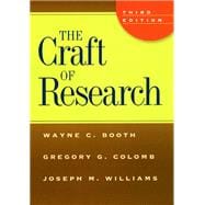 The Craft of Research 9780226065656