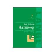 Basic & Clinical Pharmacology (7th) 9780838505656