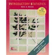 Statistics; Introductory Statistics: Alternate Version Featuring Minitab for Windows