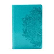 KJV Large Print Personal Size Reference Bible, Teal Leathertouch 9781535935678