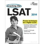 Cracking the LSAT with 3 Practice Tests, 2014 Edition 9780307945679