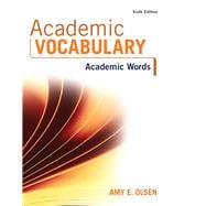 Academic Vocabulary Academic Words Plus MyReadingLab -- Access Card Package 9780134445687