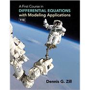 A First Course in Differential Equations with Modeling Applications 9781305965720