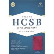 HCSB Super Giant Print Reference Bible, Pink LeatherTouch 9781433615726
