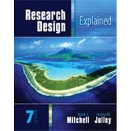 Research Design Explained, 7th Edition 9781133335733