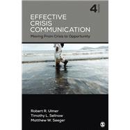Effective Crisis Communication 9781506315737