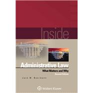 Inside Administrative Law What Matters and Why 9781543815740