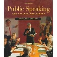 Public Speaking for College and Career 9780072905755